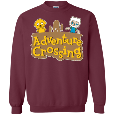 Sweatshirts Maroon / Small Adventure Crossing Crewneck Sweatshirt