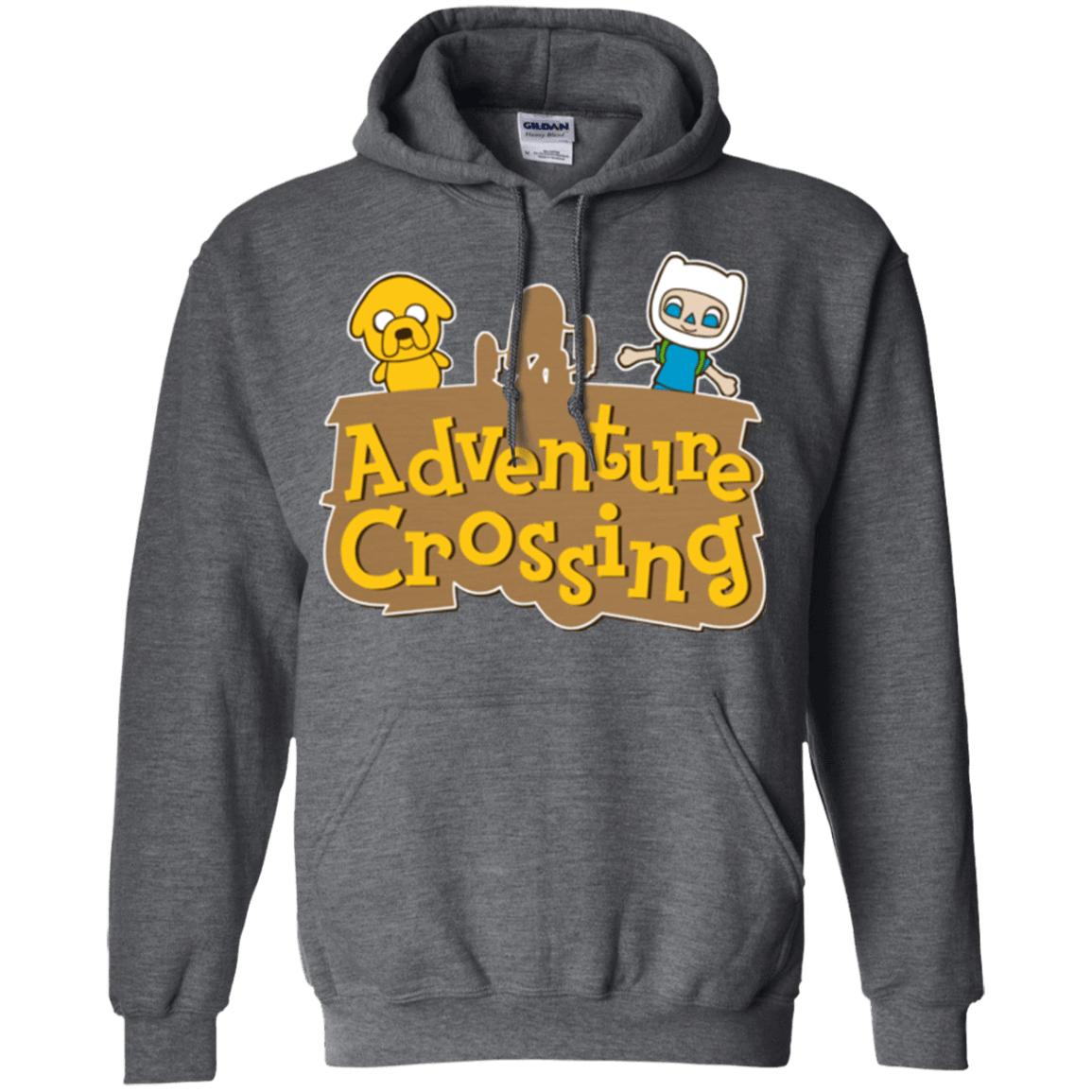 Sweatshirts Dark Heather / Small Adventure Crossing Pullover Hoodie