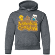 Sweatshirts Dark Heather / YS Adventure Crossing Youth Hoodie