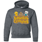 Sweatshirts Dark Heather / YS Adventure Crossing Youth Hoodie