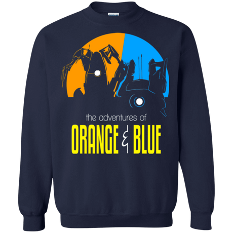 Sweatshirts Navy / S Adventure Orange and Blue Crewneck Sweatshirt