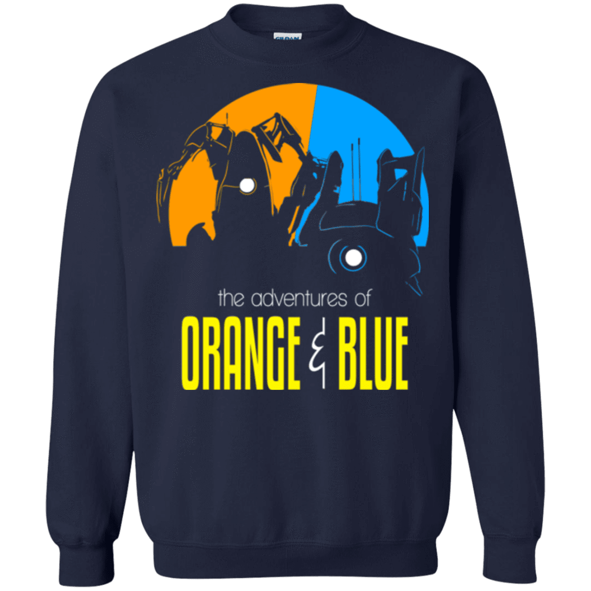 Sweatshirts Navy / S Adventure Orange and Blue Crewneck Sweatshirt