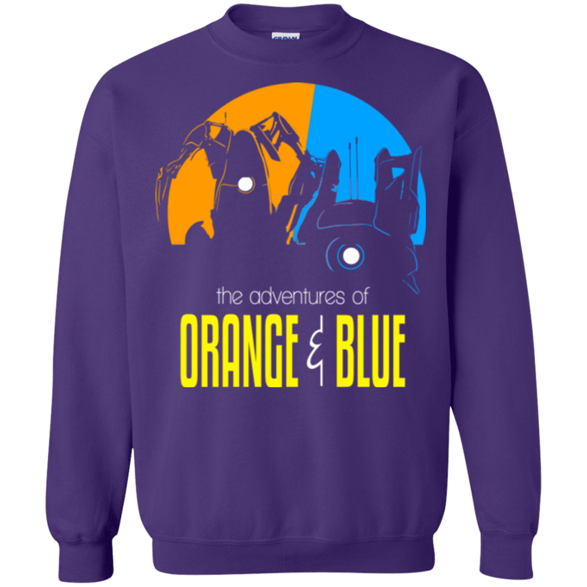 Sweatshirts Purple / S Adventure Orange and Blue Crewneck Sweatshirt