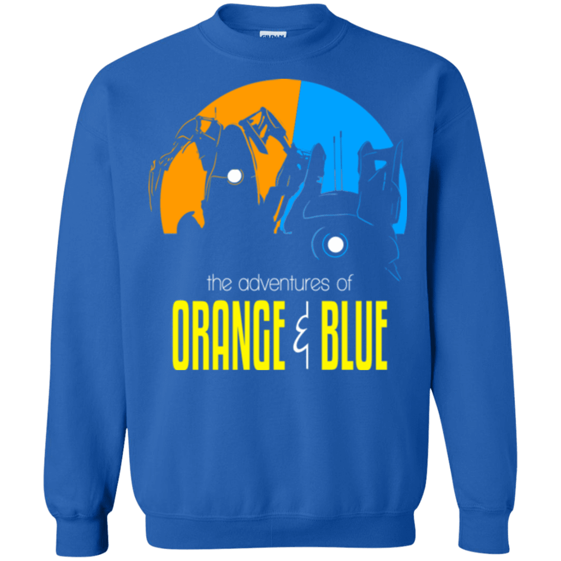 Sweatshirts Royal / S Adventure Orange and Blue Crewneck Sweatshirt