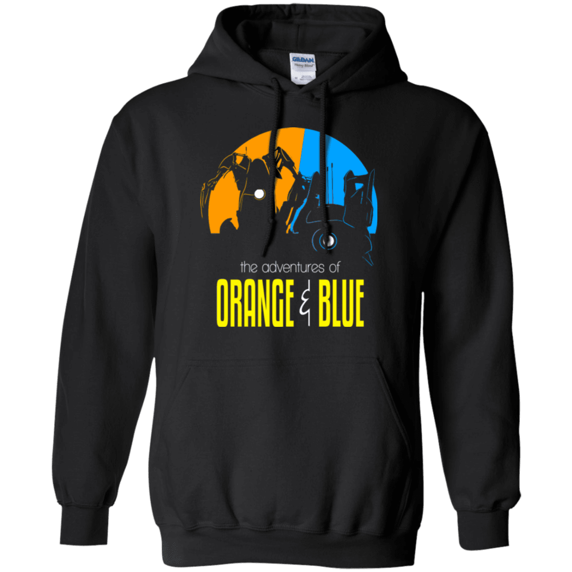 Sweatshirts Black / S Adventure Orange and Blue Pullover Hoodie