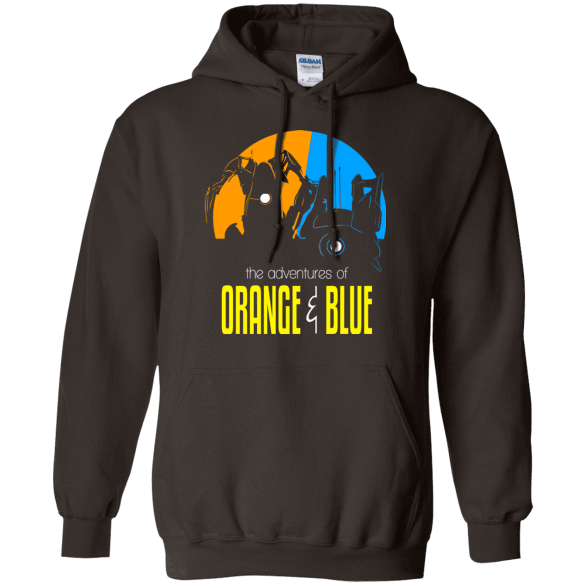 Sweatshirts Dark Chocolate / S Adventure Orange and Blue Pullover Hoodie