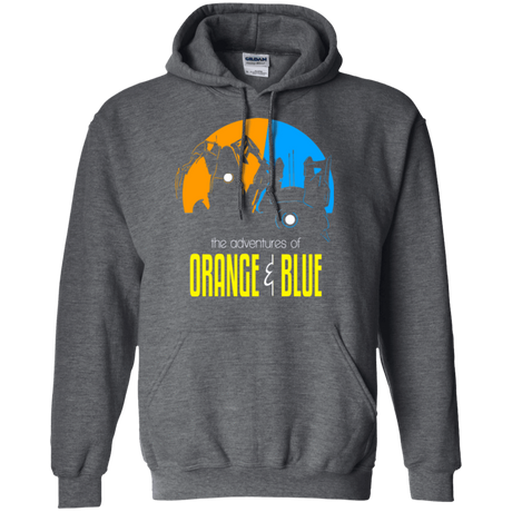 Sweatshirts Dark Heather / S Adventure Orange and Blue Pullover Hoodie