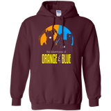 Sweatshirts Maroon / S Adventure Orange and Blue Pullover Hoodie