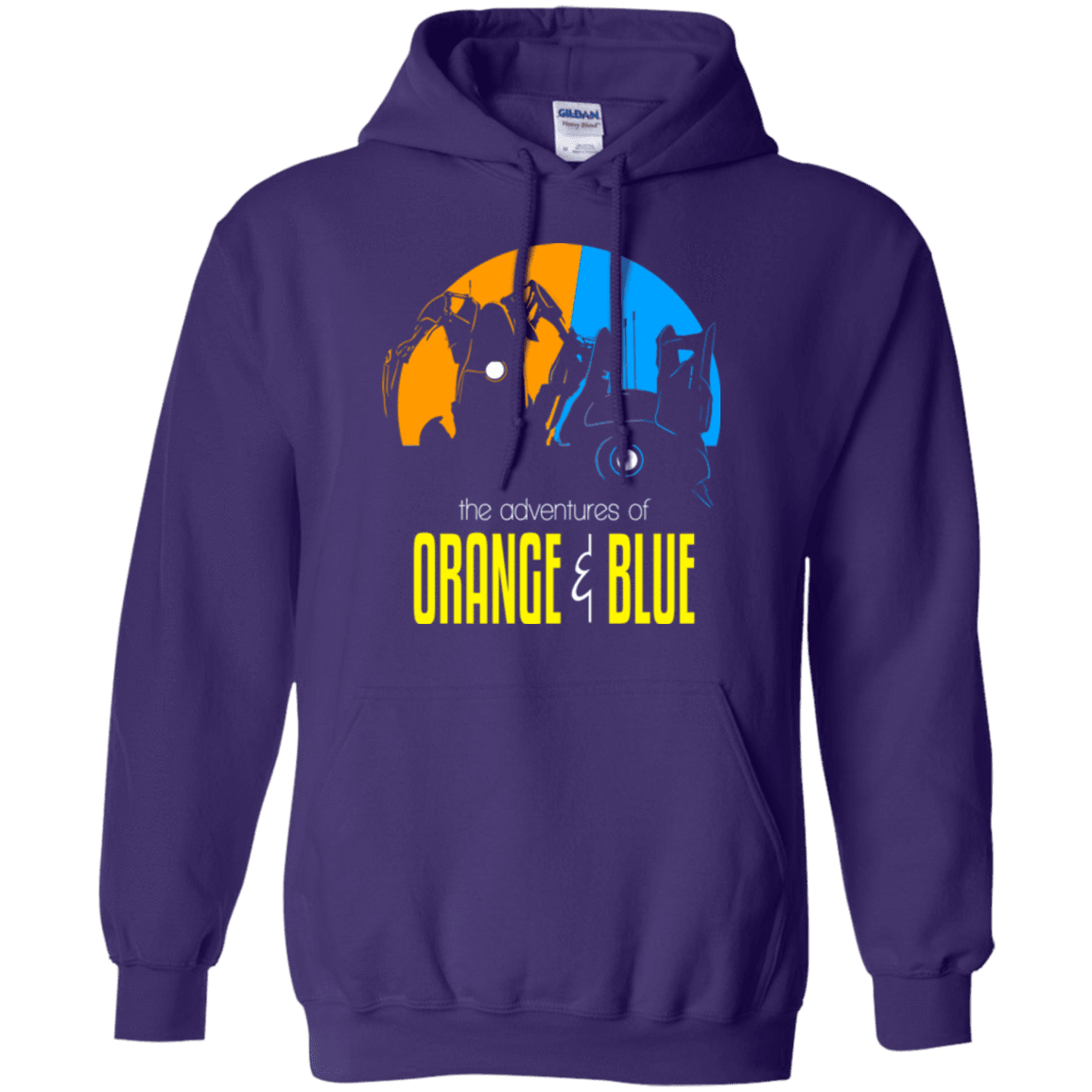 Sweatshirts Purple / S Adventure Orange and Blue Pullover Hoodie