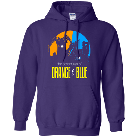 Sweatshirts Purple / S Adventure Orange and Blue Pullover Hoodie