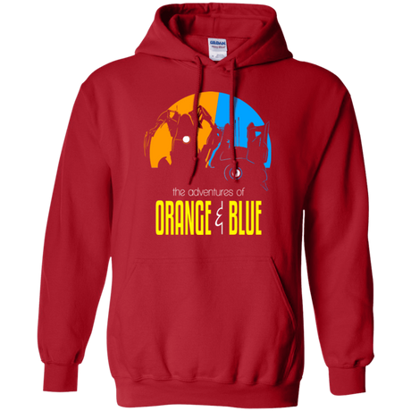 Sweatshirts Red / S Adventure Orange and Blue Pullover Hoodie