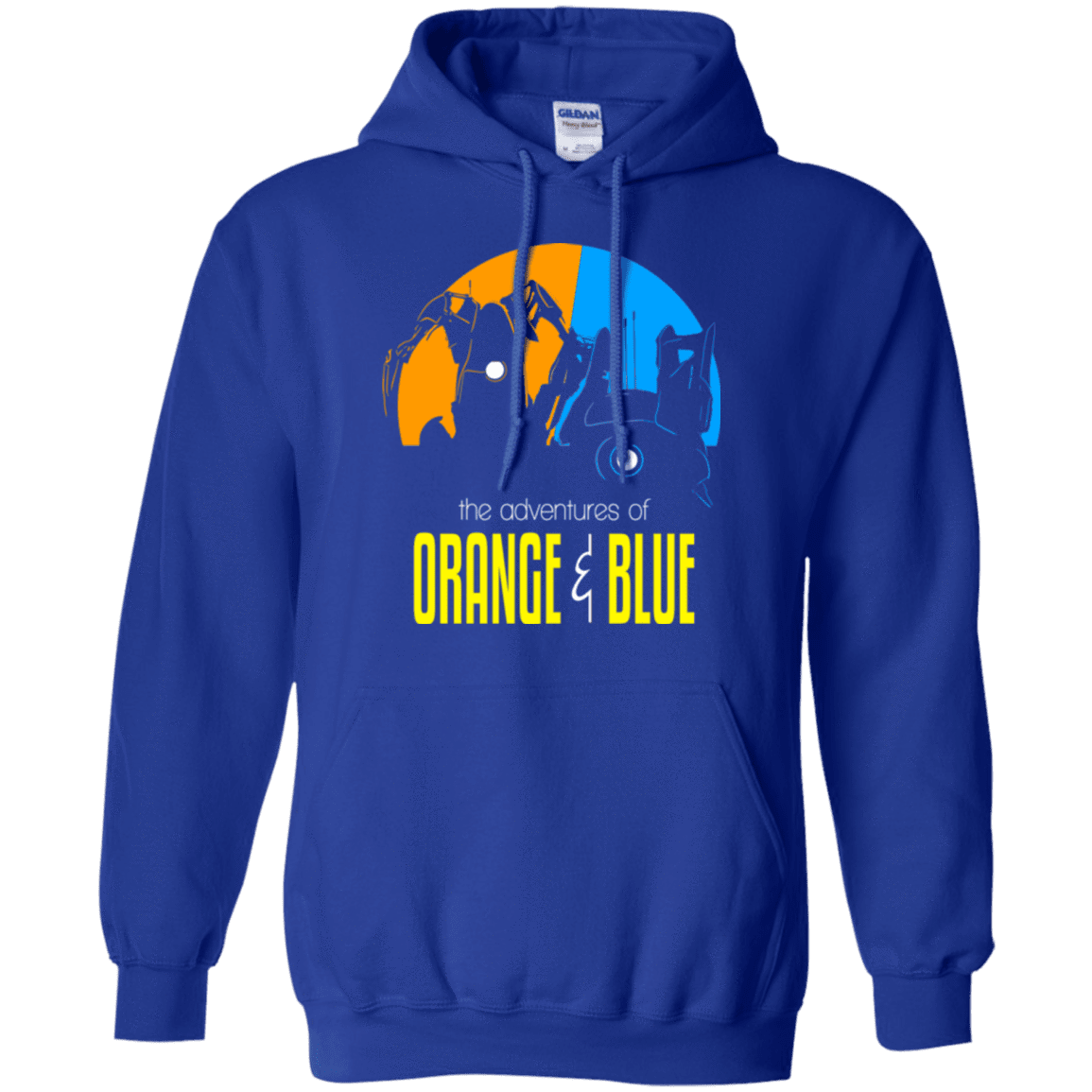 Sweatshirts Royal / S Adventure Orange and Blue Pullover Hoodie