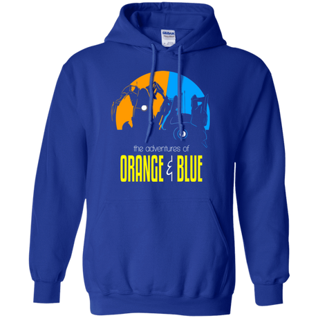 Sweatshirts Royal / S Adventure Orange and Blue Pullover Hoodie