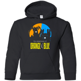 Sweatshirts Black / YS Adventure Orange and Blue Youth Hoodie