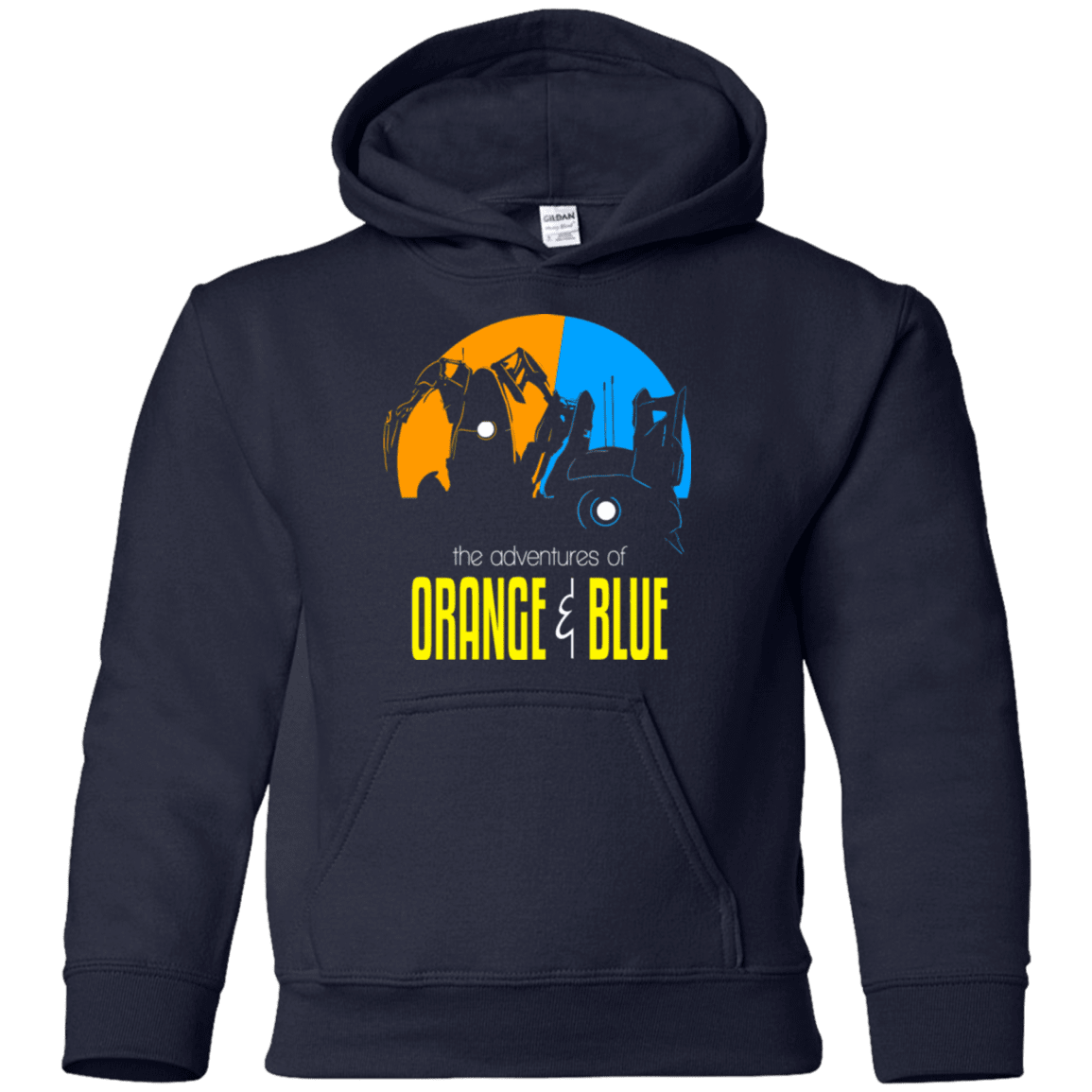 Sweatshirts Navy / YS Adventure Orange and Blue Youth Hoodie