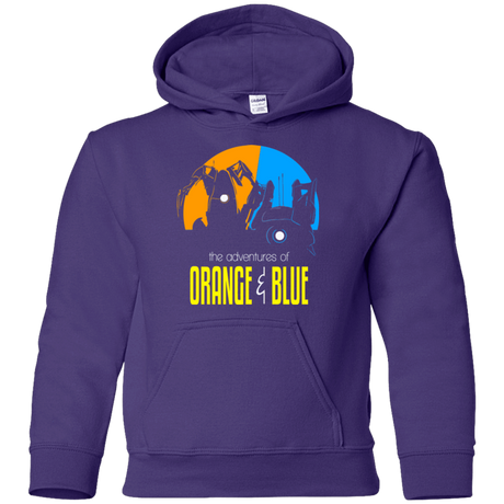 Sweatshirts Purple / YS Adventure Orange and Blue Youth Hoodie