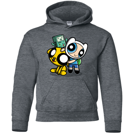 Sweatshirts Dark Heather / YS Adventure Puff Buds Youth Hoodie