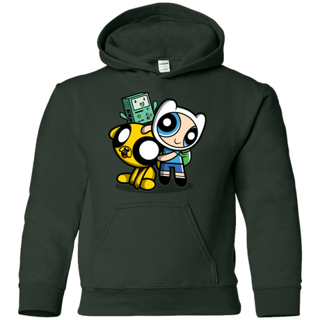 Sweatshirts Forest Green / YS Adventure Puff Buds Youth Hoodie