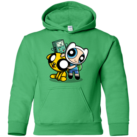 Sweatshirts Irish Green / YS Adventure Puff Buds Youth Hoodie