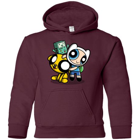 Sweatshirts Maroon / YS Adventure Puff Buds Youth Hoodie