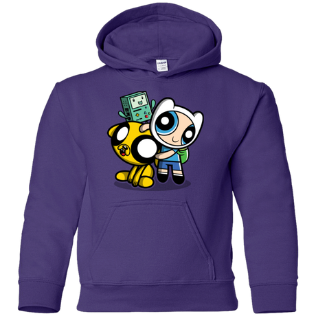 Sweatshirts Purple / YS Adventure Puff Buds Youth Hoodie