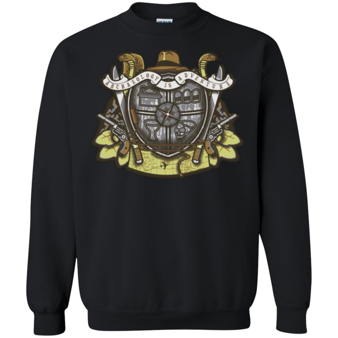 Sweatshirts Black / Small Adventurer's Crest Crewneck Sweatshirt