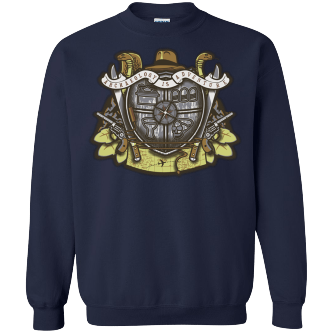 Sweatshirts Navy / Small Adventurer's Crest Crewneck Sweatshirt