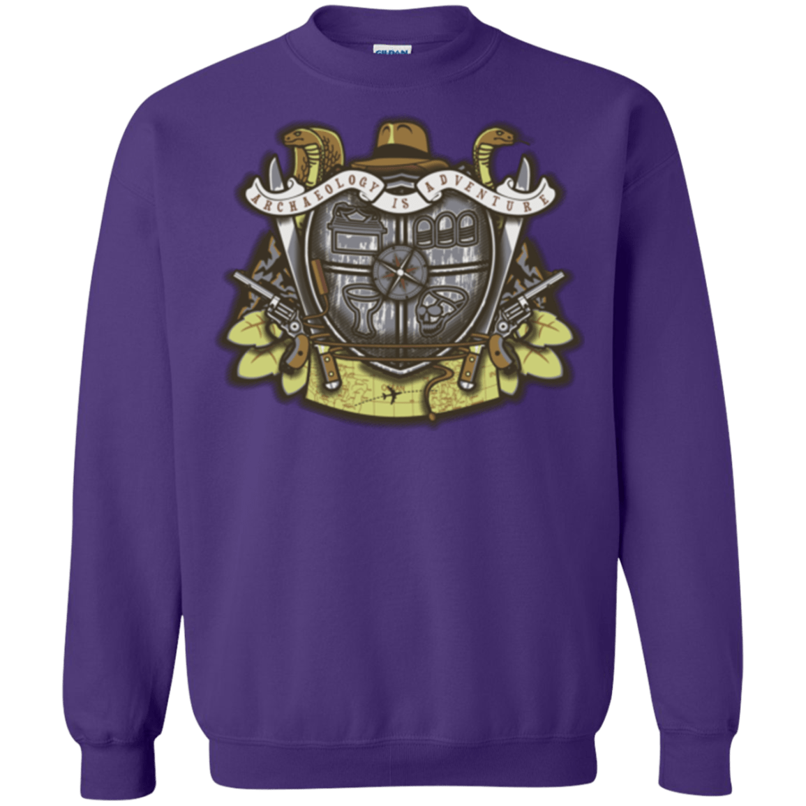 Sweatshirts Purple / Small Adventurer's Crest Crewneck Sweatshirt