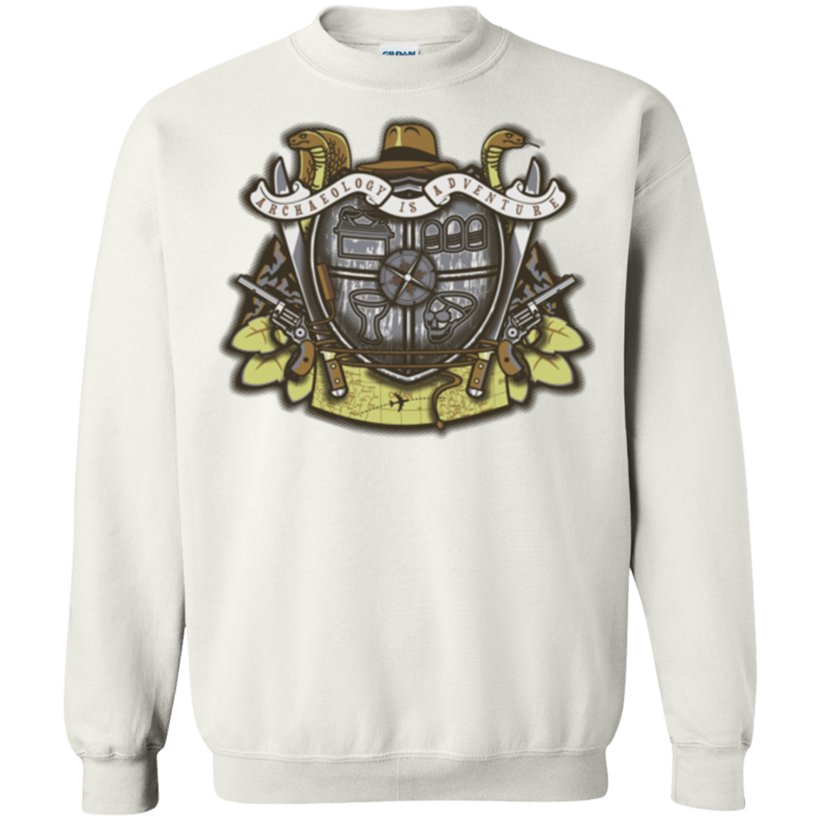 Sweatshirts White / Small Adventurer's Crest Crewneck Sweatshirt