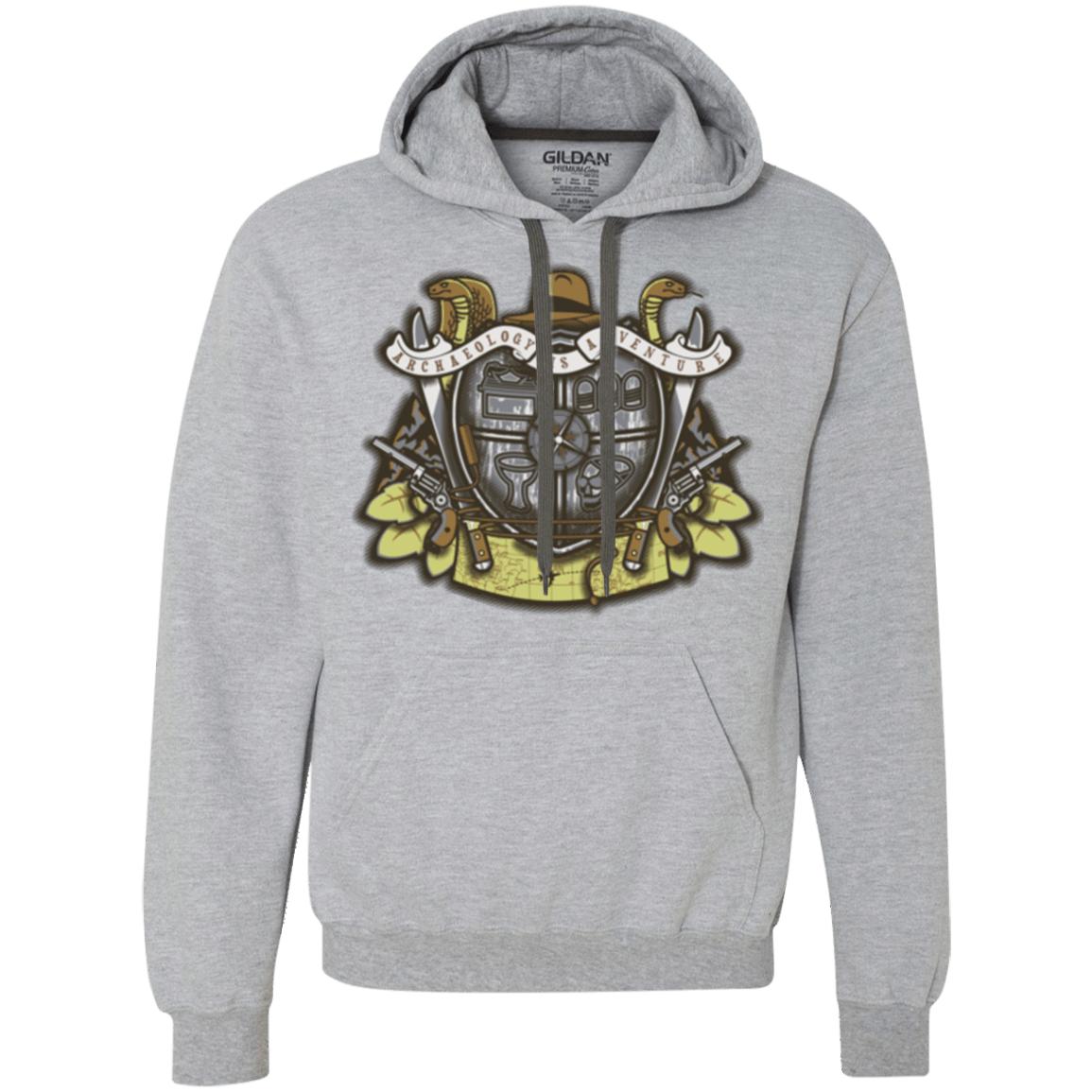 Sweatshirts Sport Grey / Small Adventurer's Crest Premium Fleece Hoodie