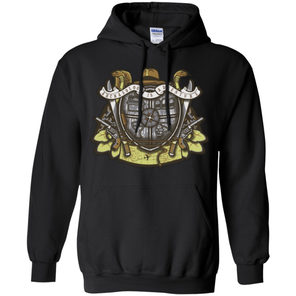 Sweatshirts Black / Small Adventurer's Crest Pullover Hoodie