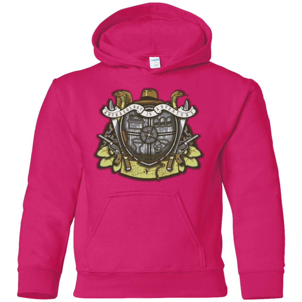 Sweatshirts Heliconia / YS Adventurer's Crest Youth Hoodie