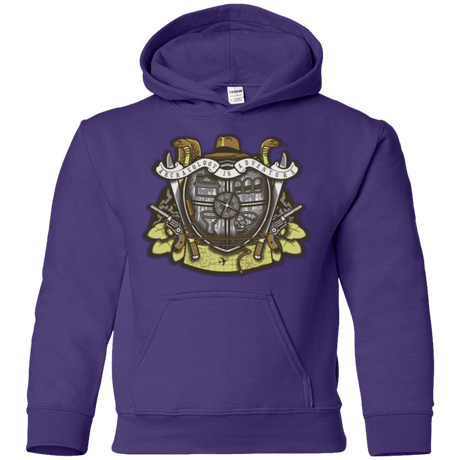 Sweatshirts Purple / YS Adventurer's Crest Youth Hoodie