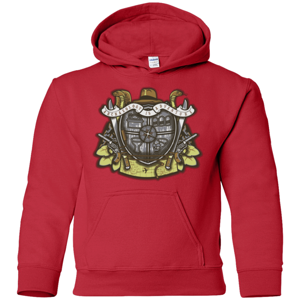 Sweatshirts Red / YS Adventurer's Crest Youth Hoodie