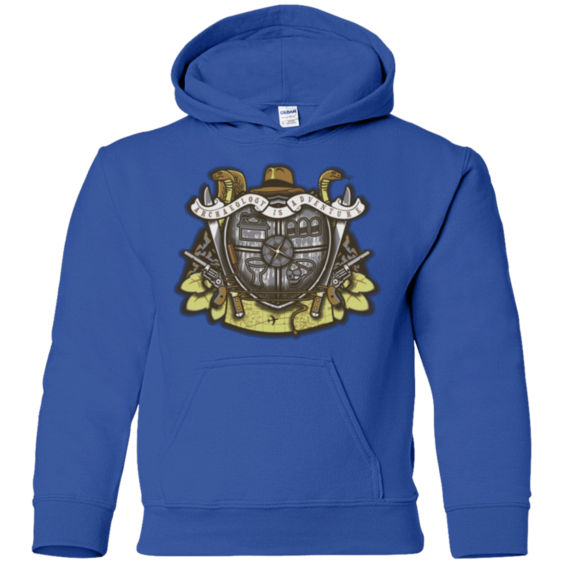 Sweatshirts Royal / YS Adventurer's Crest Youth Hoodie