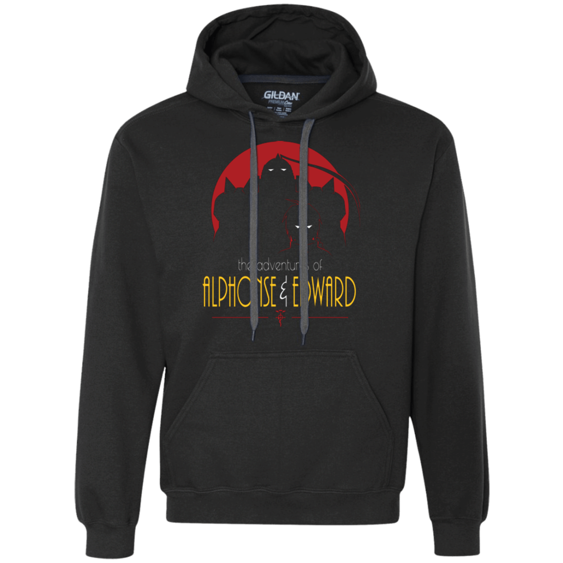 Sweatshirts Black / Small Adventures of Alphonse & Edward Premium Fleece Hoodie