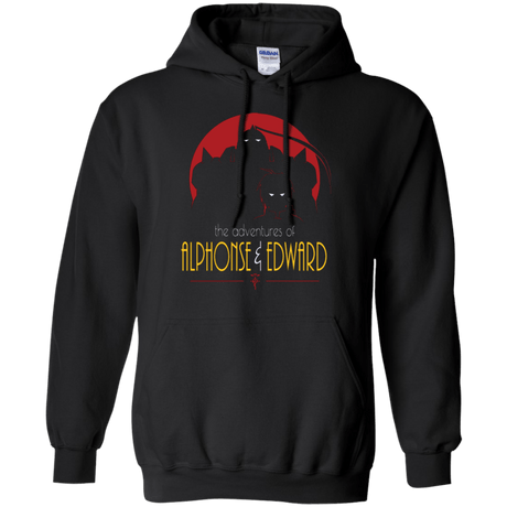 Sweatshirts Black / Small Adventures of Alphonse & Edward Pullover Hoodie