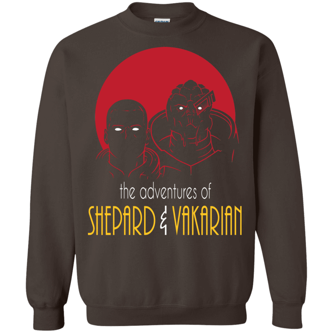 Sweatshirts Dark Chocolate / S Adventures of Broshep & Vakarian Crewneck Sweatshirt