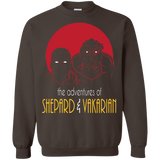 Sweatshirts Dark Chocolate / S Adventures of Broshep & Vakarian Crewneck Sweatshirt