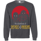 Sweatshirts Dark Heather / S Adventures of Broshep & Vakarian Crewneck Sweatshirt