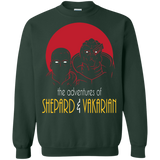 Sweatshirts Forest Green / S Adventures of Broshep & Vakarian Crewneck Sweatshirt