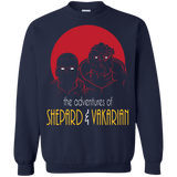 Sweatshirts Navy / S Adventures of Broshep & Vakarian Crewneck Sweatshirt