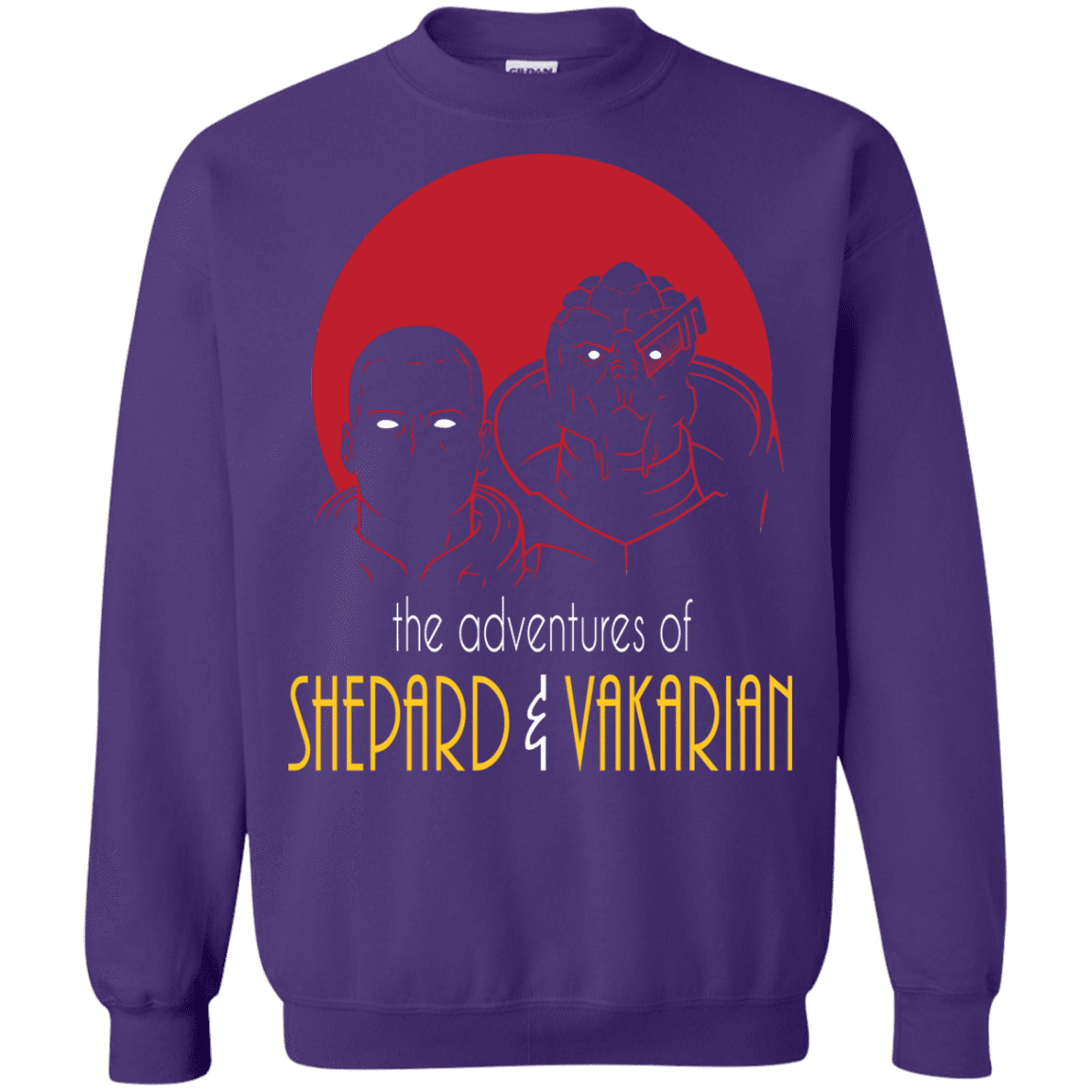 Sweatshirts Purple / S Adventures of Broshep & Vakarian Crewneck Sweatshirt