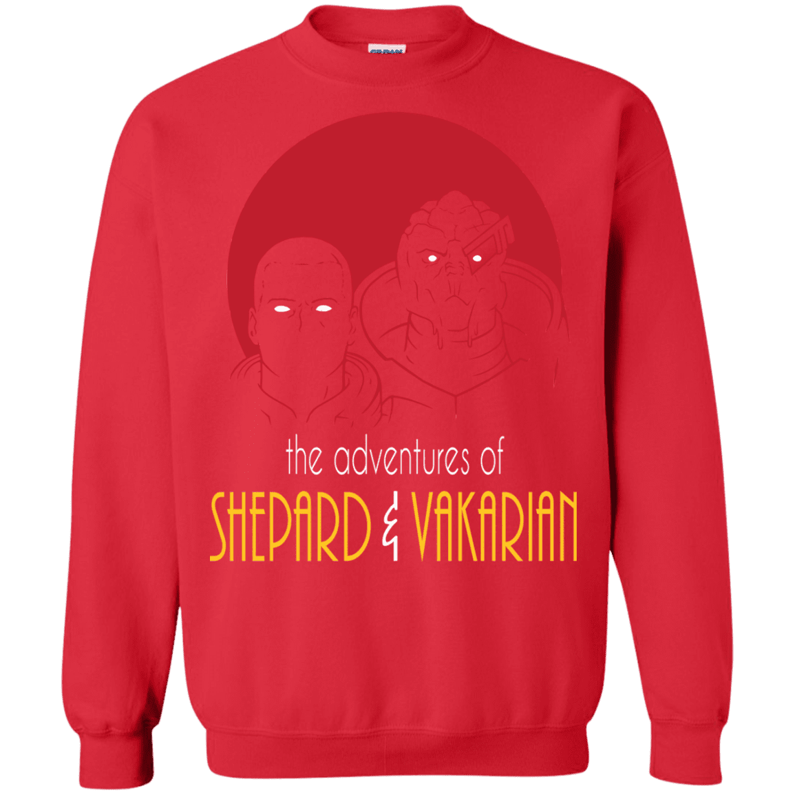 Sweatshirts Red / S Adventures of Broshep & Vakarian Crewneck Sweatshirt