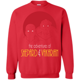 Sweatshirts Red / S Adventures of Broshep & Vakarian Crewneck Sweatshirt