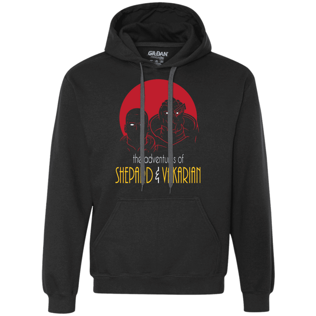 Sweatshirts Black / S Adventures of Broshep & Vakarian Premium Fleece Hoodie