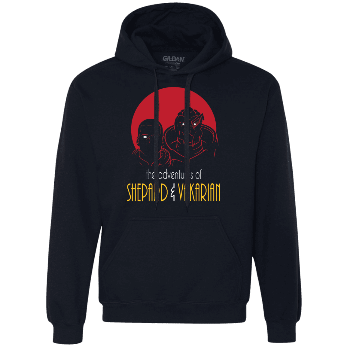 Sweatshirts Navy / S Adventures of Broshep & Vakarian Premium Fleece Hoodie