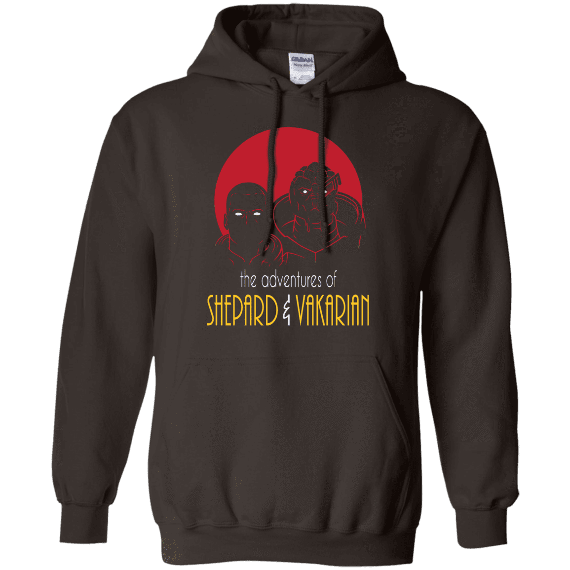 Sweatshirts Dark Chocolate / S Adventures of Broshep & Vakarian Pullover Hoodie