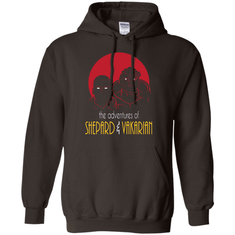 Sweatshirts Dark Chocolate / S Adventures of Broshep & Vakarian Pullover Hoodie