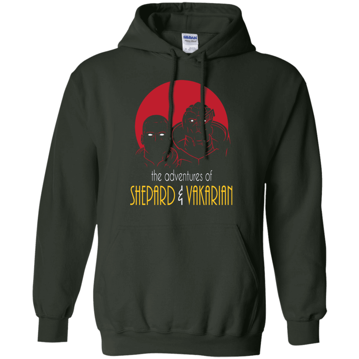 Sweatshirts Forest Green / S Adventures of Broshep & Vakarian Pullover Hoodie